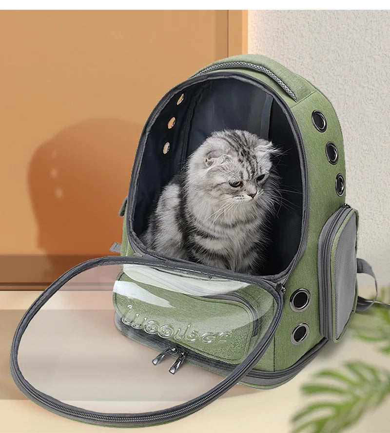 Sac de Transport Transparent pour Chat